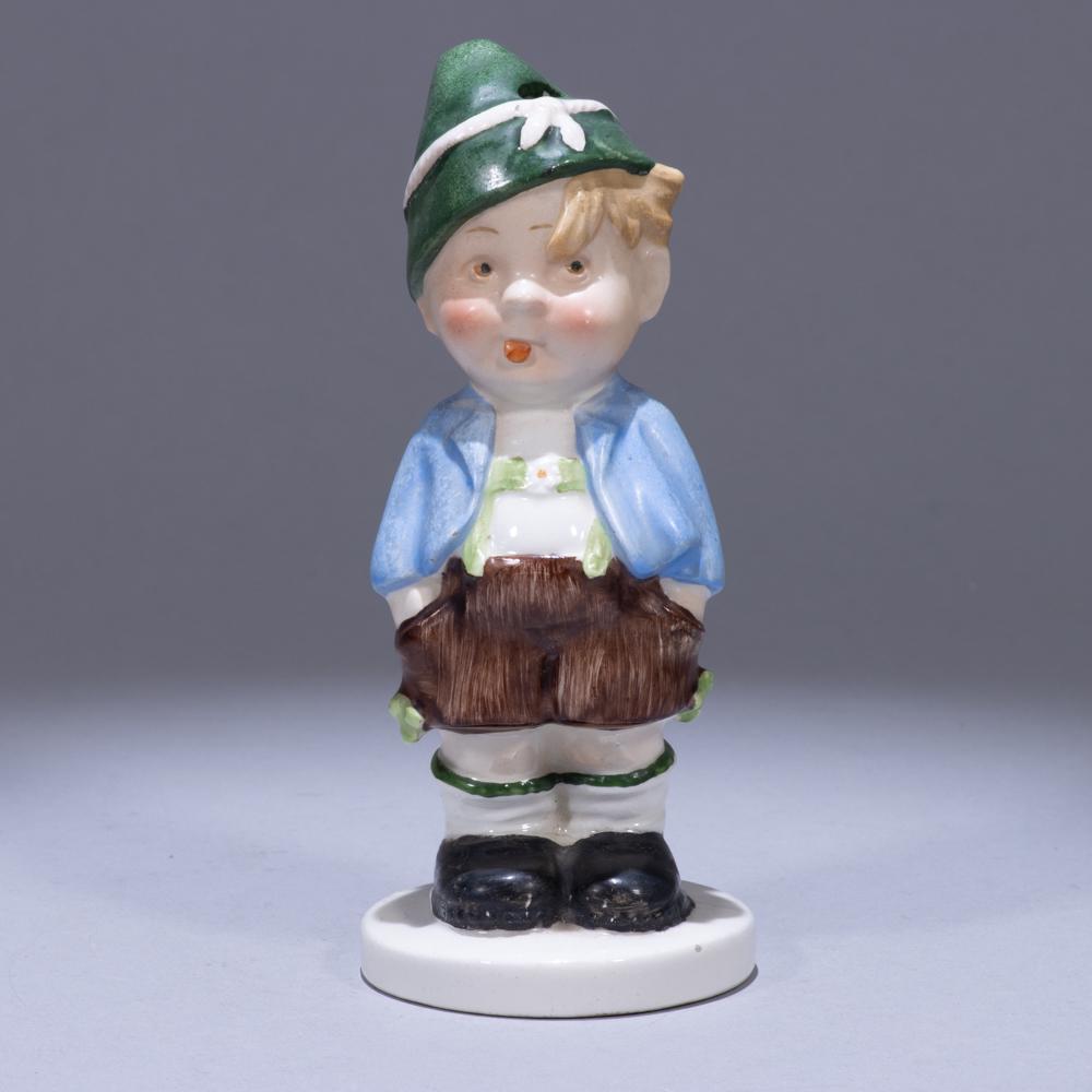 Early Goebel Porcelain Sculpture of Boy: 60 x 60 x 140mm. Please study all photographs carefully to get an accurate representation of the item. We offer in-house shipping internationally (US and rest of the world. Dispatched from the UK). We