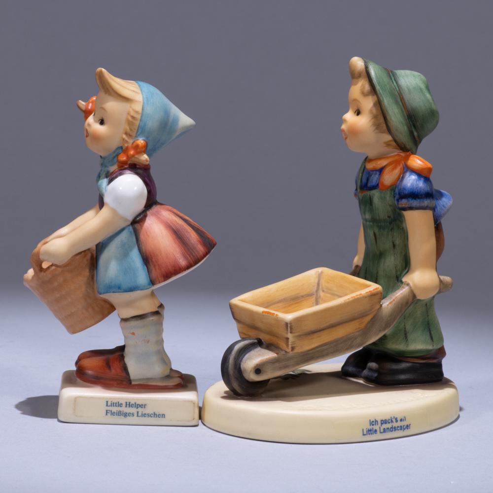 Goebel Porcelain Scuptures x2: 90 x 70 x 110mm. Please study all photographs carefully to get an accurate representation of the item. We offer in-house shipping internationally (US and rest of the world. Dispatched from the UK). We