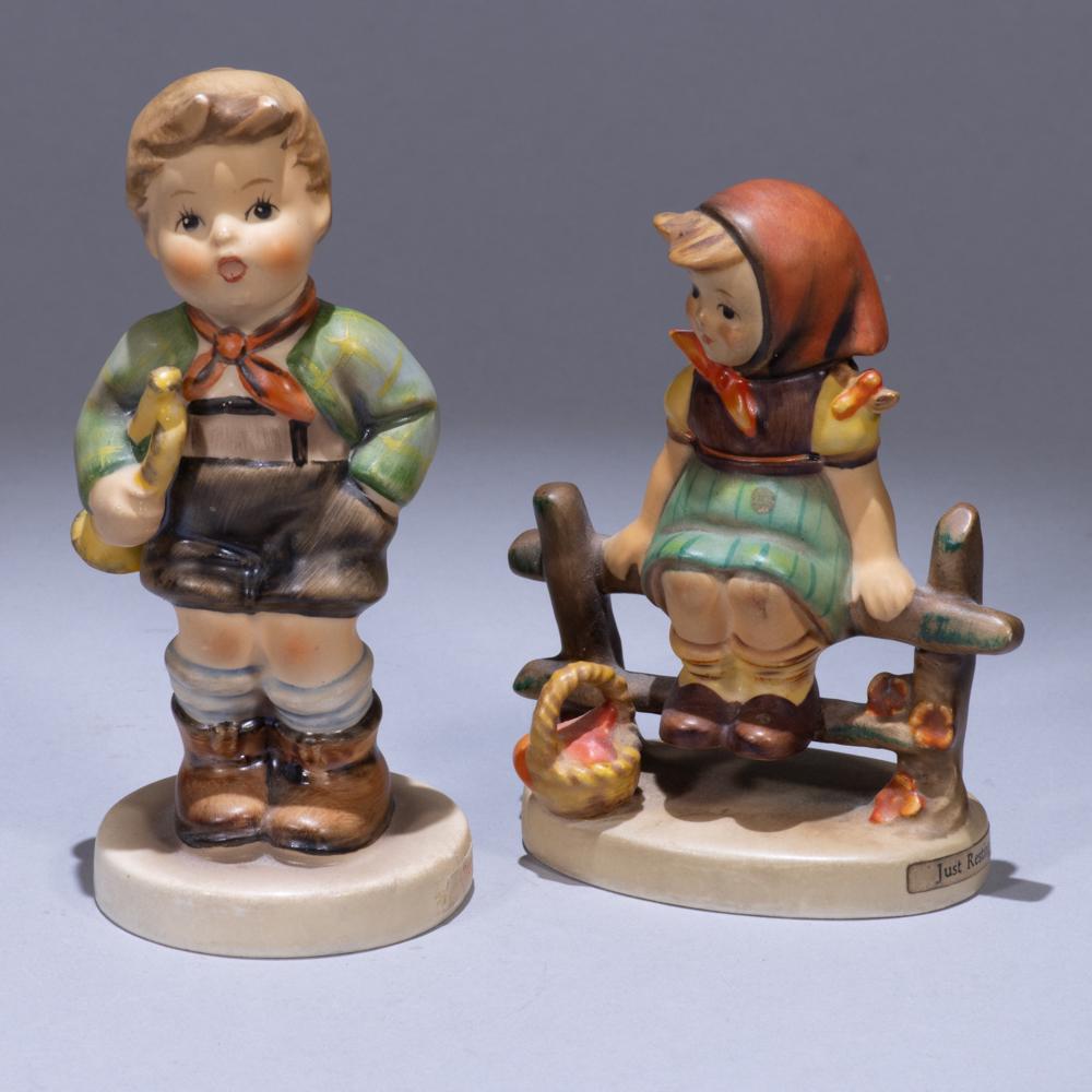 Goebel Porcelain Scuptures x2: 90 x 60 x 120mm. Please study all photographs carefully to get an accurate representation of the item. We offer in-house shipping internationally (US and rest of the world. Dispatched from the UK). We