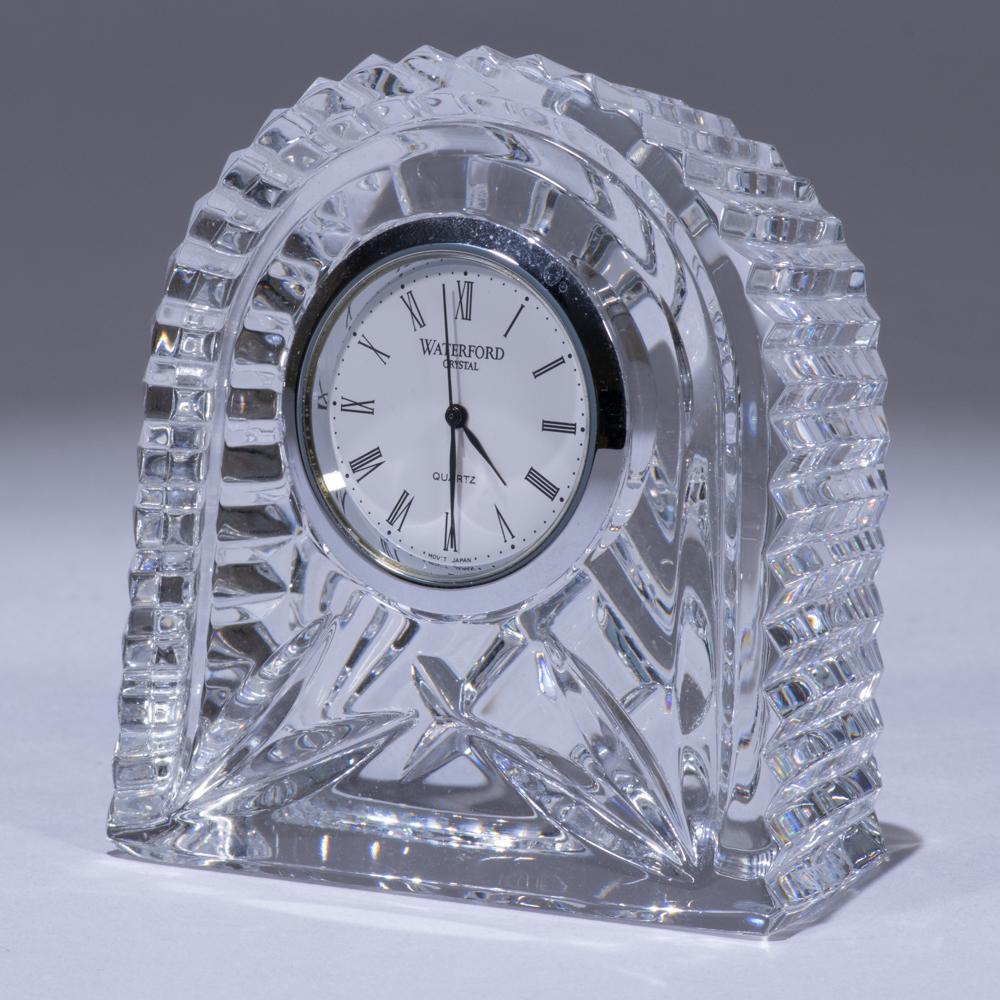Waterford Crystal Glass Mantel Clock (1 of 7)