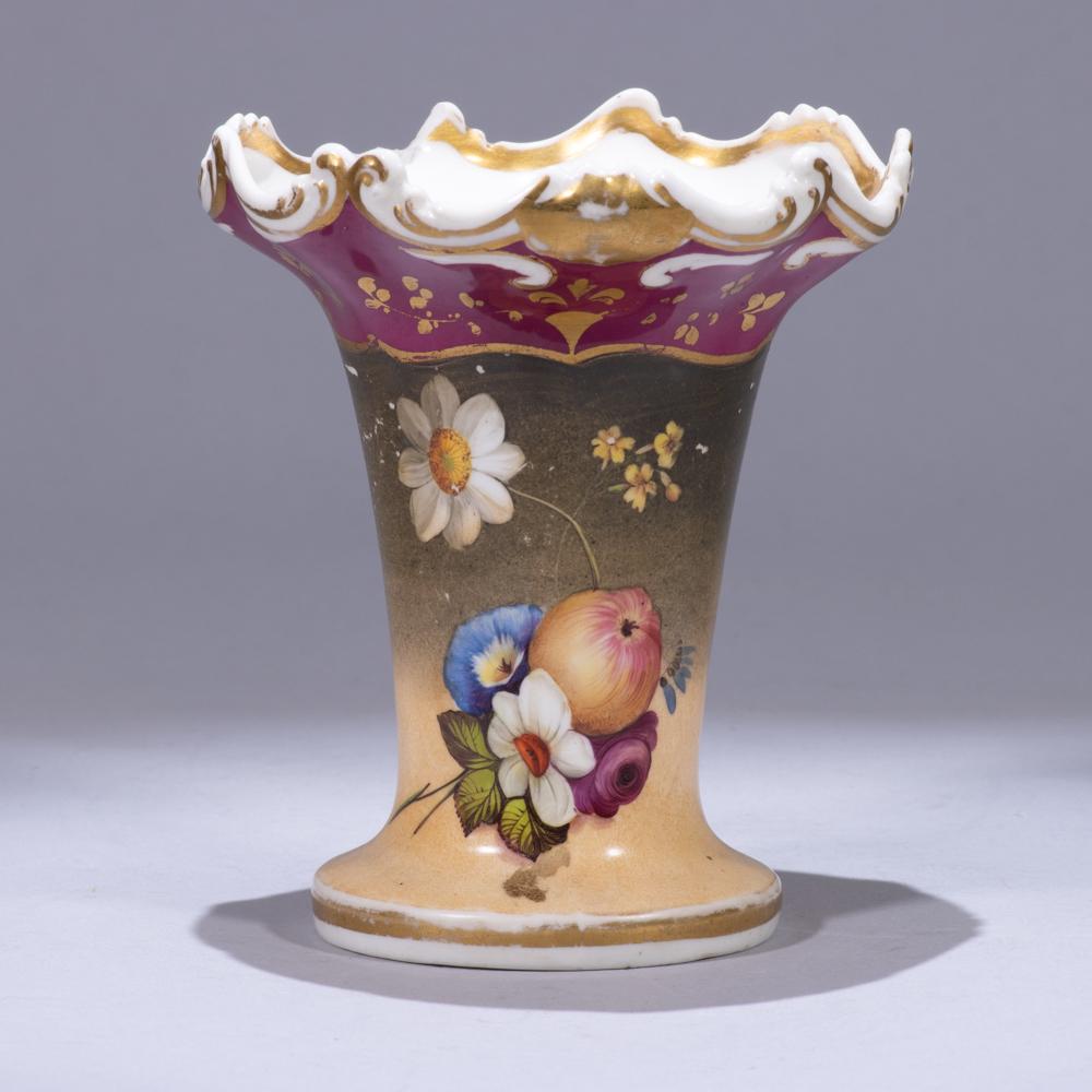 Royal Worcester Blush Porcelain Vase ca. 1850 (1 of 7)