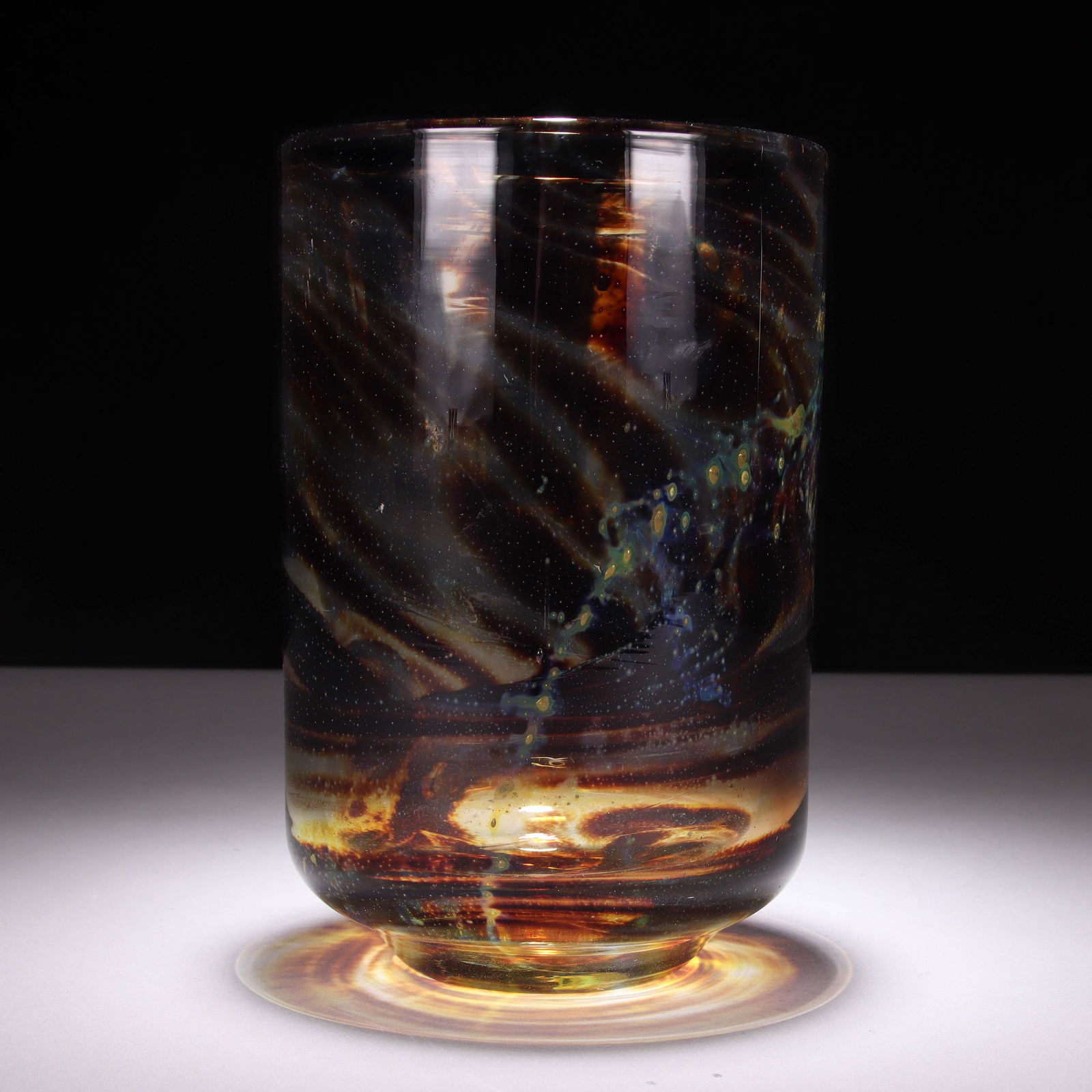 Signed Mdina Glass Designer Vase (1 of 9)
