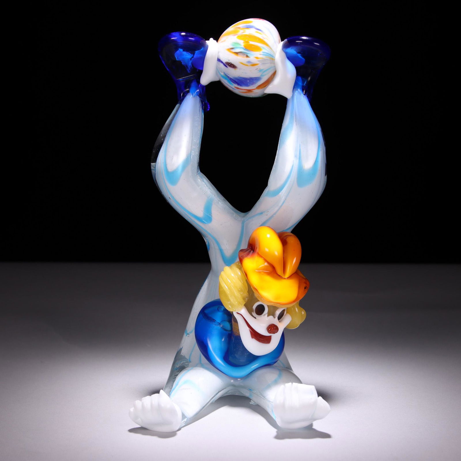 Vintage Venetian Murano Clown Glass Sculpture (1 of 6)
