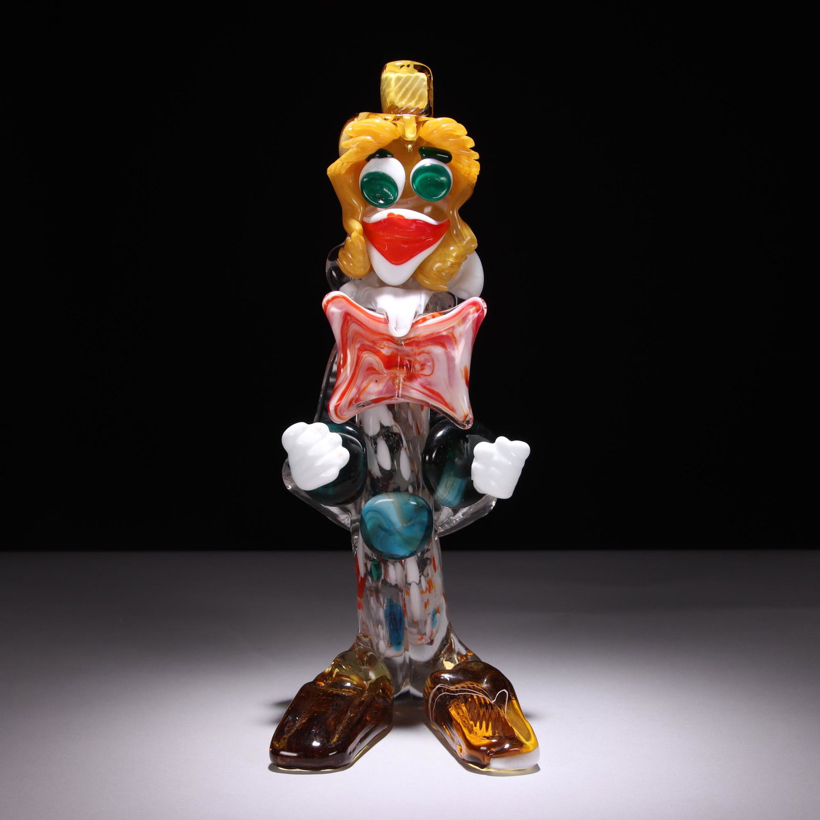 Vintage Venetian Murano Clown Glass Sculpture (1 of 8)