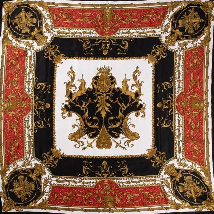 Hermes Vintage Silk Scarf: Please study all photographs carefully to get an accurate representation of the item. Please message us for information on dimensions/condition report. We offer in-house shipping internationally (US a