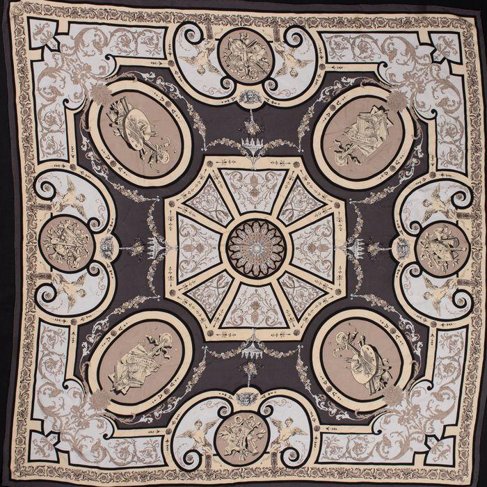 Hermes Vintage Silk Scarf: Please study all photographs carefully to get an accurate representation of the item. Please message us for information on dimensions/condition report. We offer in-house shipping internationally (US a