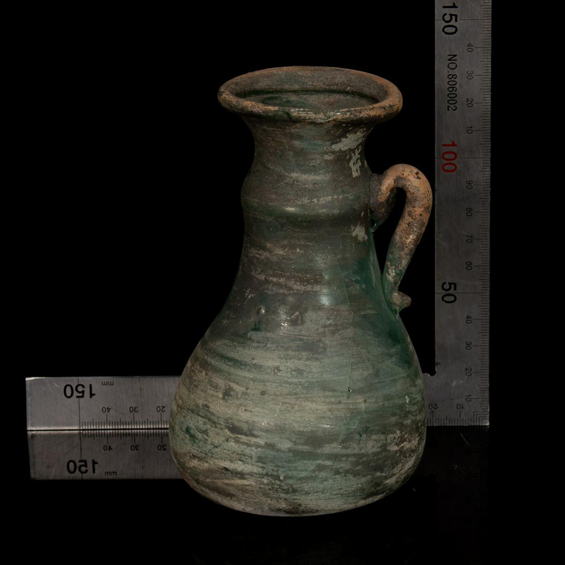 Ancient Roman Glass Medicinal Bottle 1st-2nd C: Please study all photographs carefully to get an accurate representation of the item. Please message us for information on dimensions/condition report. We offer in-house shipping internationally (US a