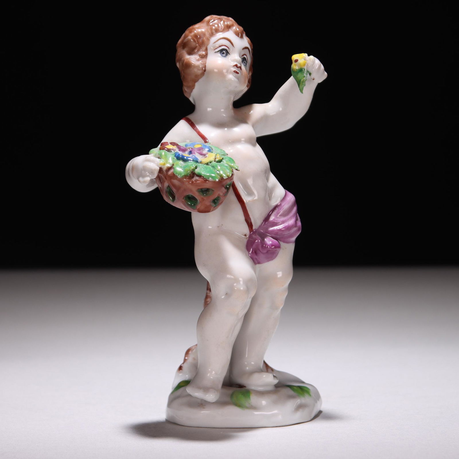Capodimonte Four Seasons Porcelain Cherub Figure: Please study all photographs carefully to get an accurate representation of the item. We offer in-house shipping internationally (US and rest of the world. Dispatched from the UK). We aim to ship all