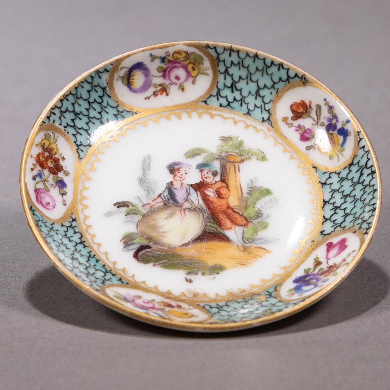 Meissen Augustus Rex Fine Porcelain Plate (1 of 6)