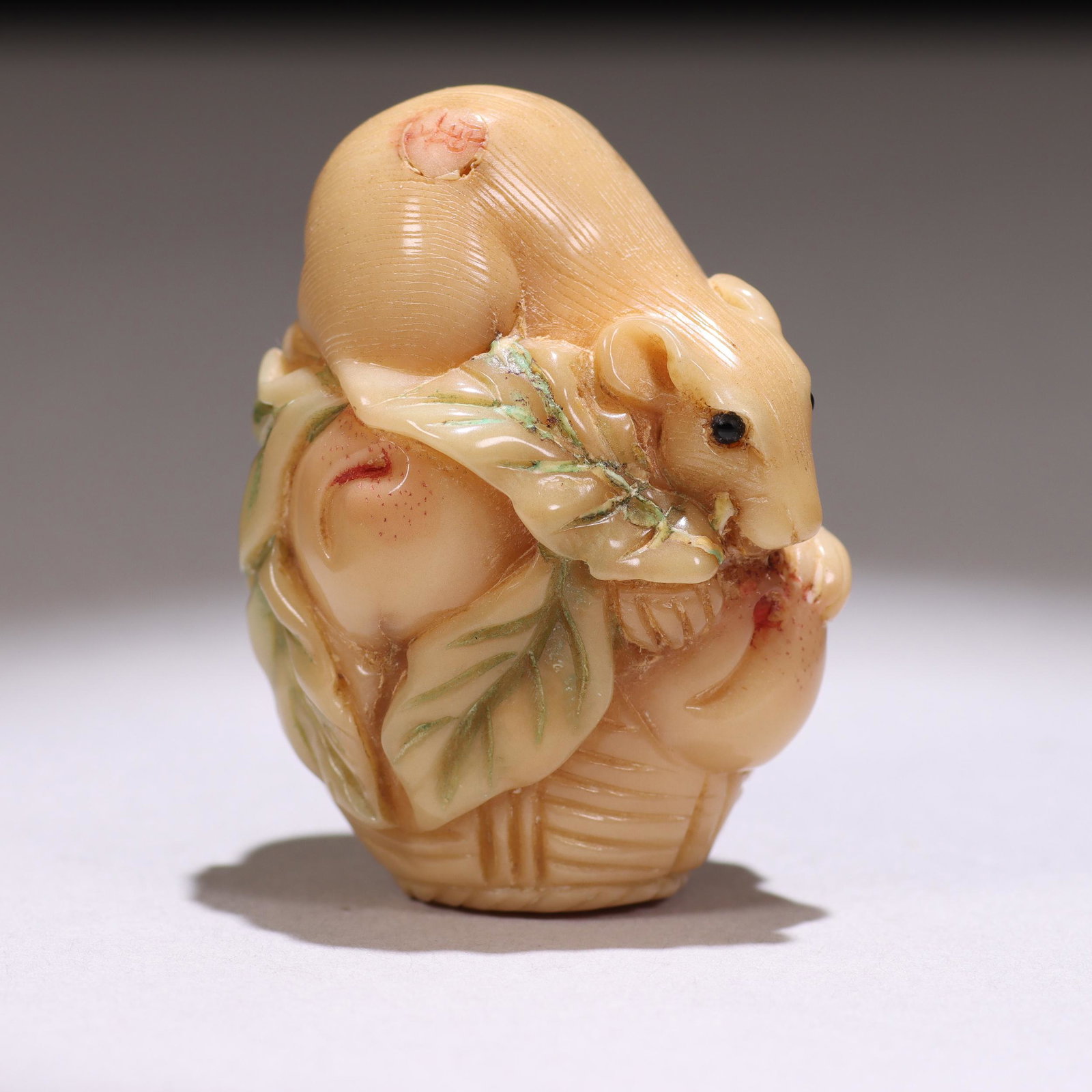 Japanese Signed Meiji Netsuke Figure: Please study all photographs carefully to get an accurate representation of the item. Please message us for information on dimensions/condition report. We offer in-house shipping internationally (US a