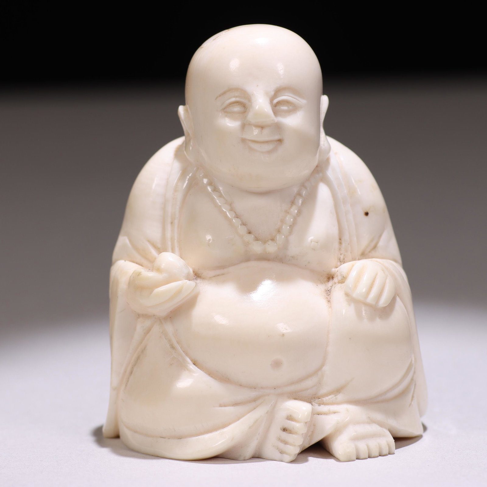 Japanese Fine Edo Okimono Buddha Figure: Please study all photographs carefully to get an accurate representation of the item. Please message us for information on dimensions/condition report. We offer in-house shipping internationally (US a