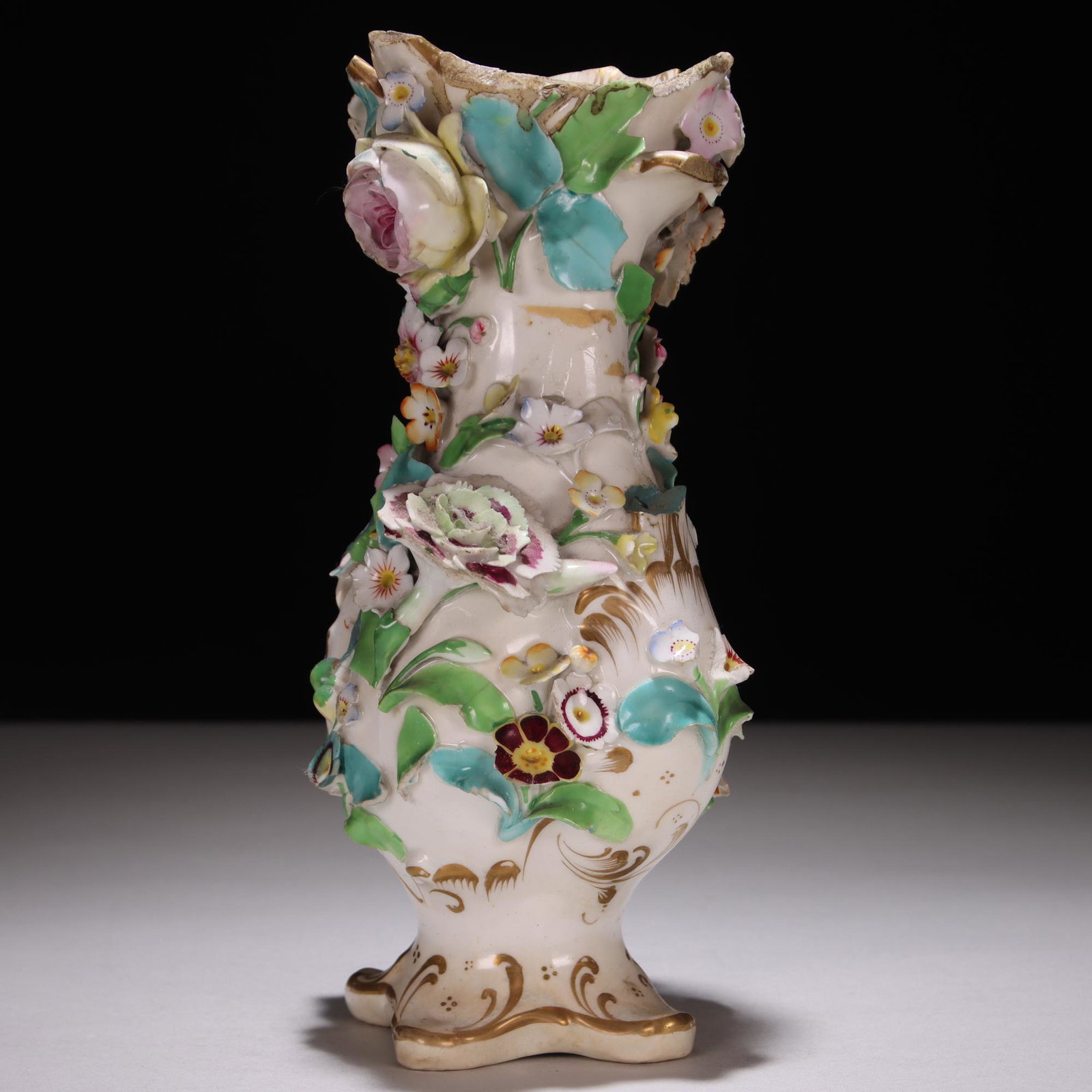 Samuel Alcock Rococo Style Porcelain Vase 19th Century: MEASURING APPROX 19.5 X 10CM. Please study all photographs carefully to get an accurate representation of the item. We offer in-house shipping internationally (US and rest of the world. Dispatched fro