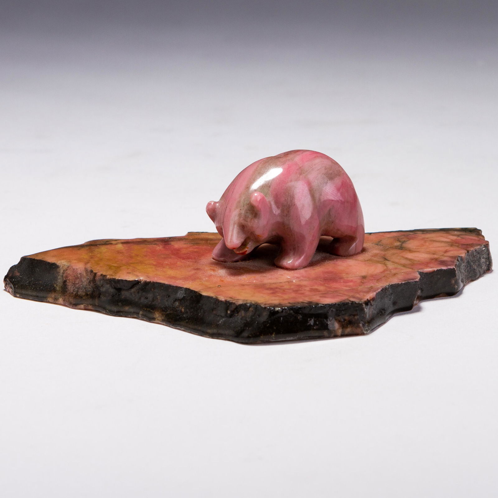 Inuit Canadian Rhodonite Sculpture of Polar Bear (1 of 6)