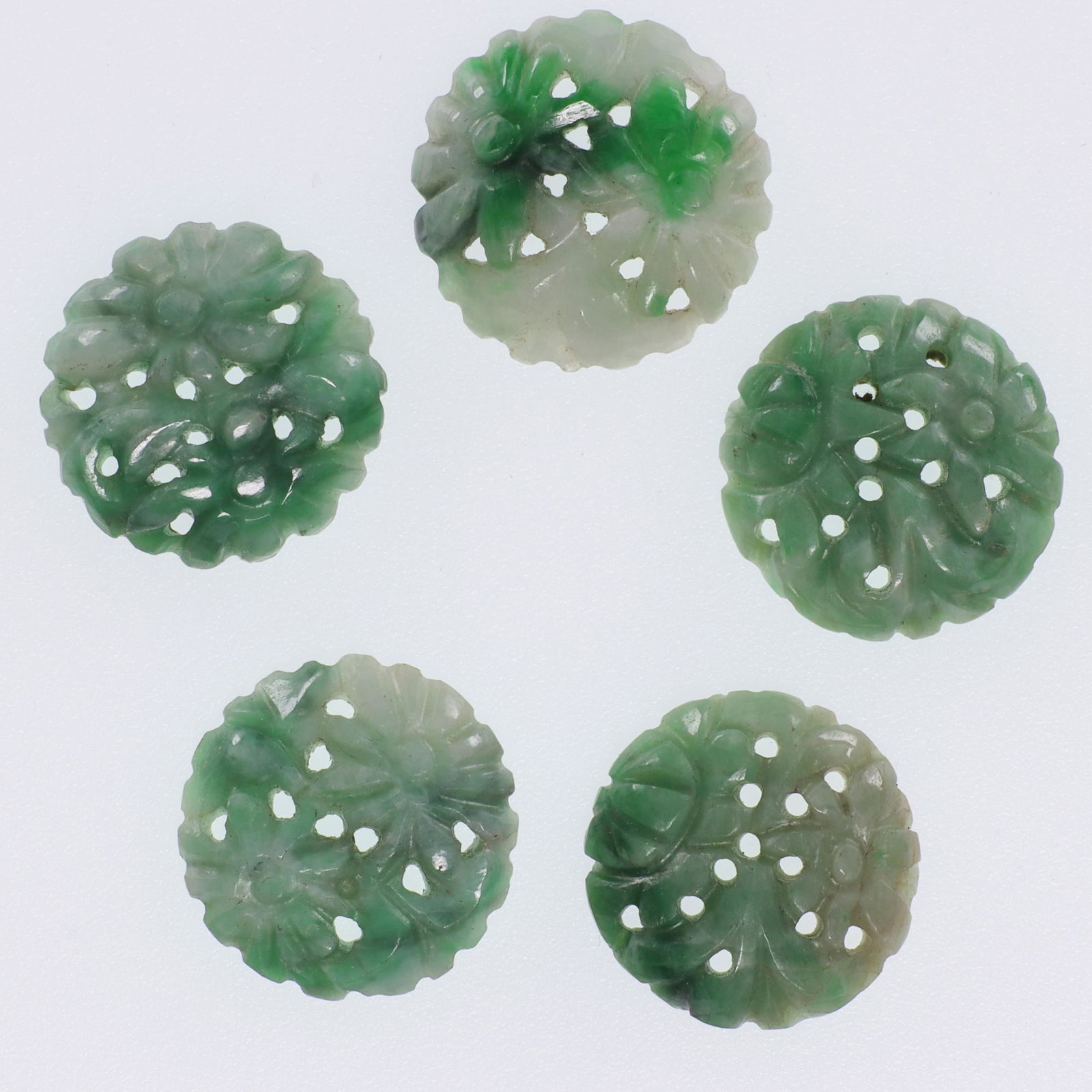 Selection of Carved Jade Stones (1 of 6)