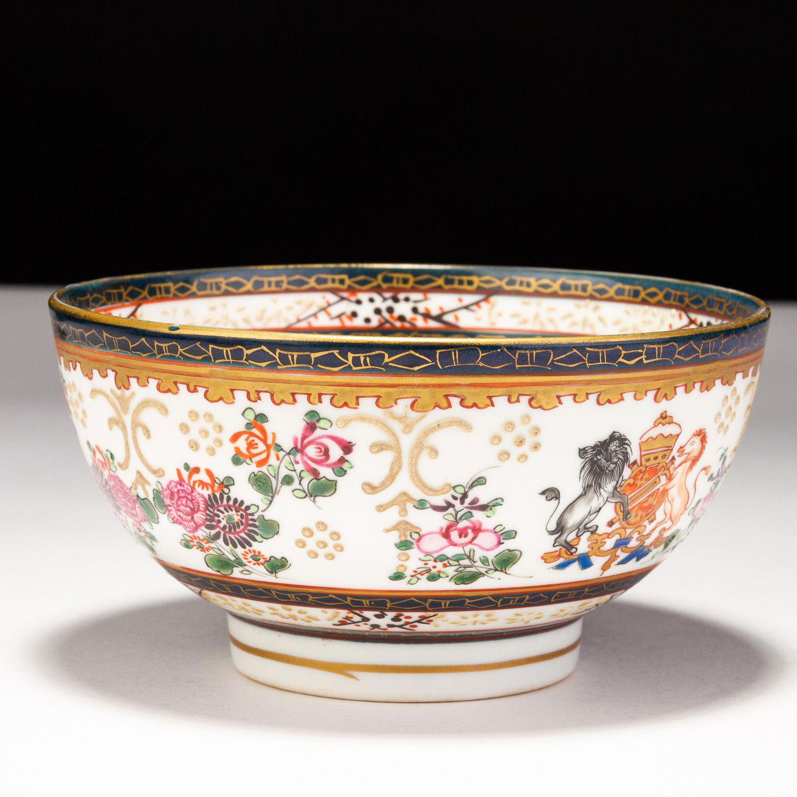 Chinese Samson Armorial Porcelain Punch Bowl ca. 1880 (1 of 5)