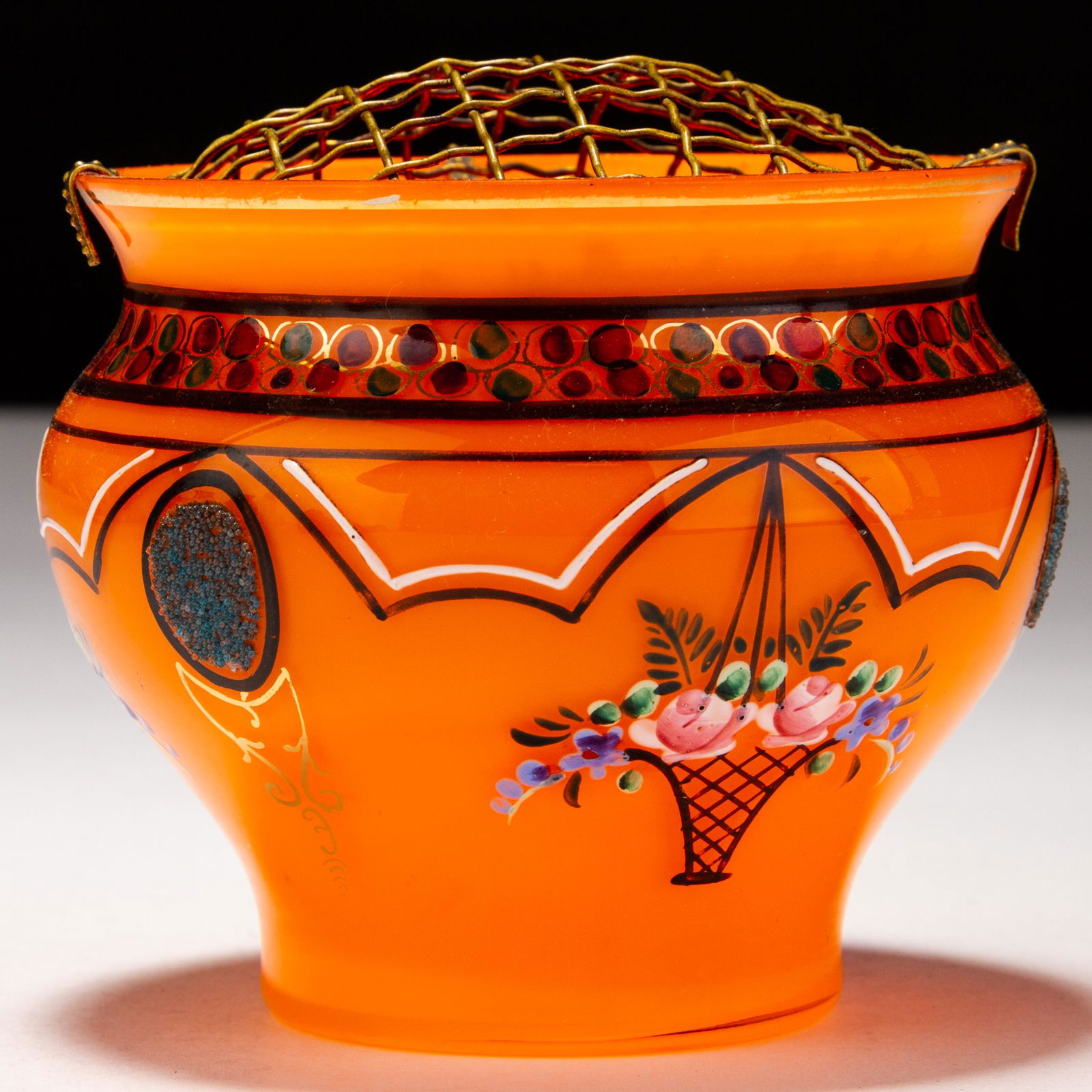 Loetz Art Deco Tango Glass Flowers Vase (1 of 6)