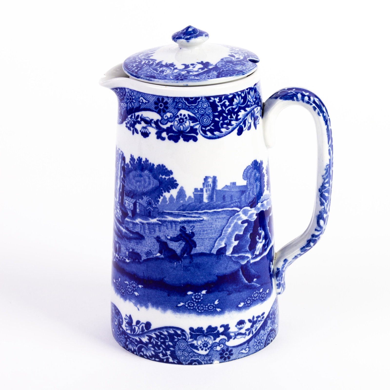 Copeland Spode Blue Italian Porcelain Lidded Water Jug (1 of 7)