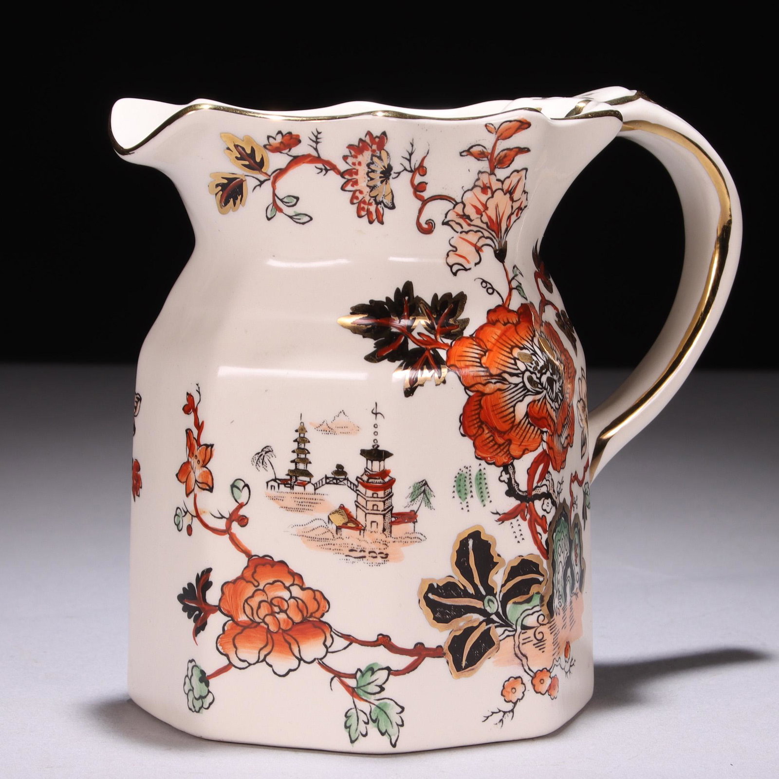 Mason's Ironstone Pottery Cream Jug 19th Century (1 of 6)