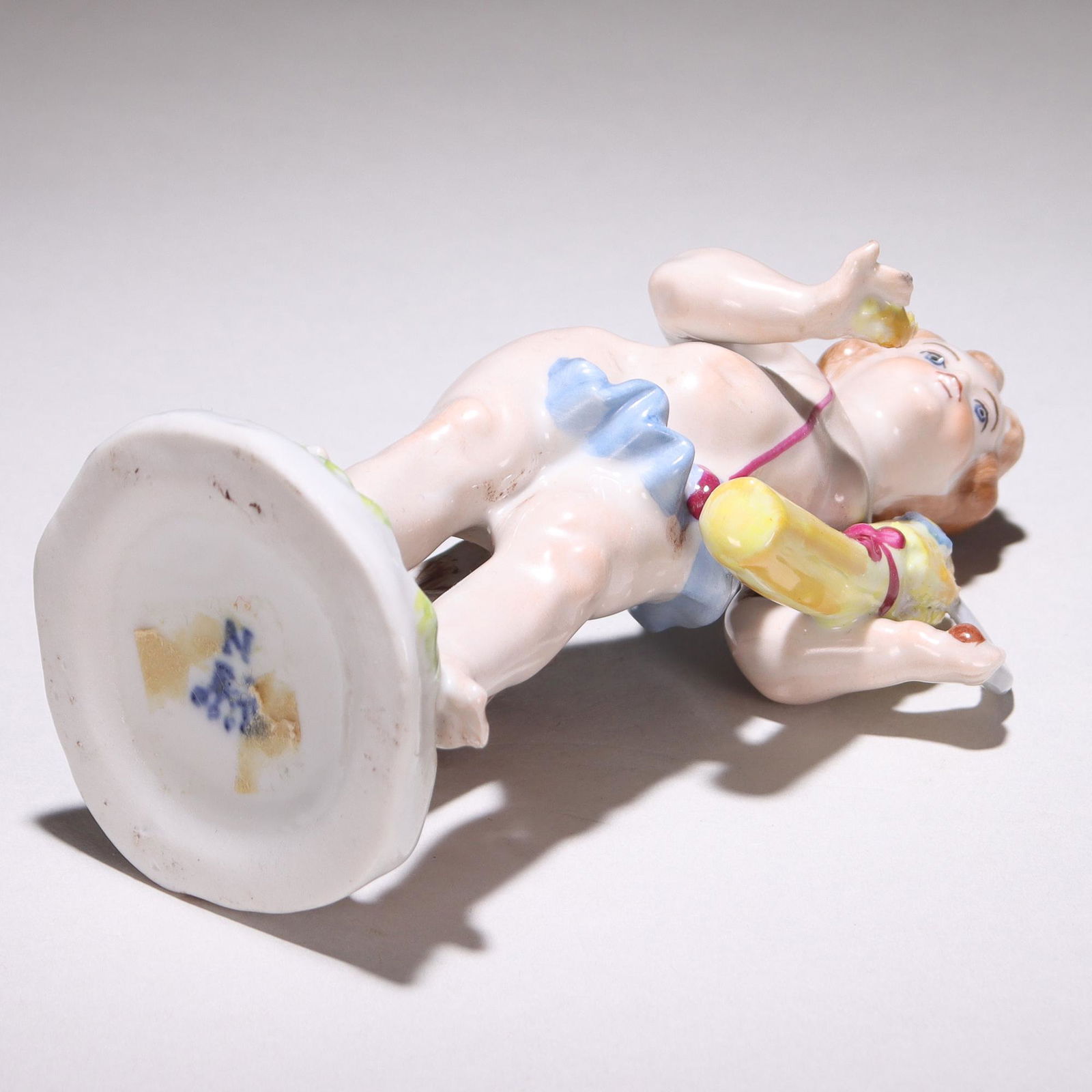 Capodimonte Four Seasons Porcelain Cherub Figure: MEASURING APPROX 13 X 5.5CM. Please study all photographs carefully to get an accurate representation of the item. We offer in-house shipping internationally (US and rest of the world. Dispatched from