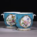 Pair of Paris Royal Fine Porcelain Planters