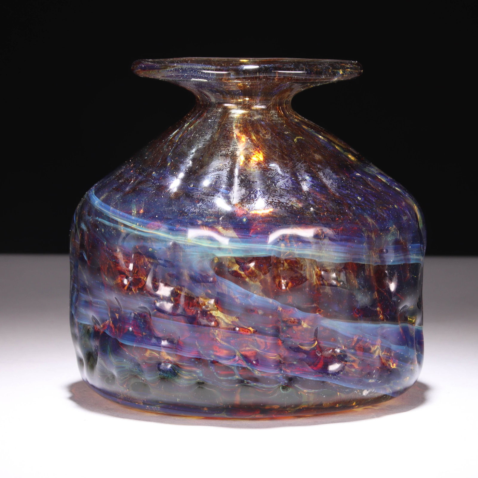 Mdina Vintage Glass Designer Vase (1 of 6)