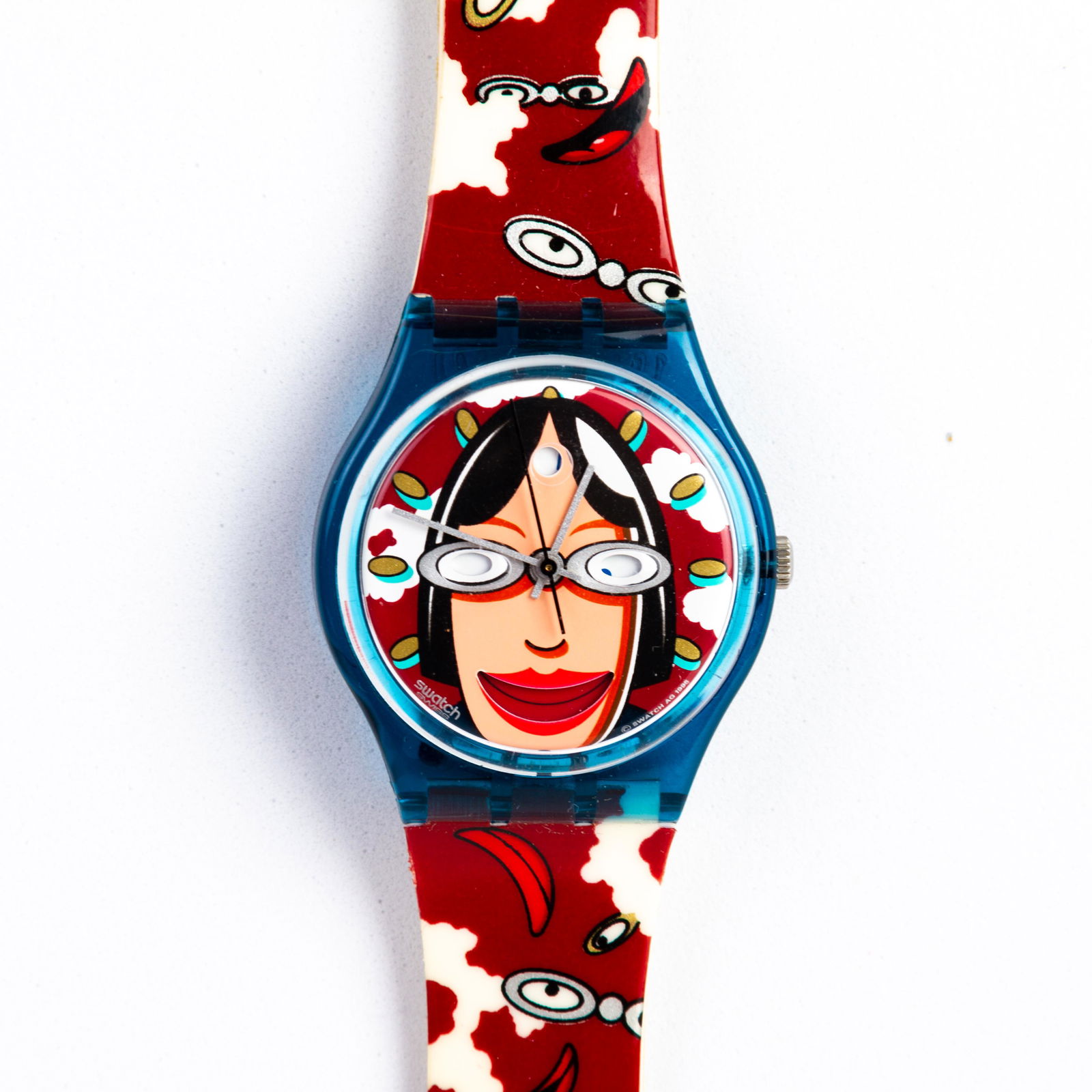Swatch Collector's Club Vintage Watch "Yuri" Cartoon Gift Set: DIMENSIONS APPROX 22.5x3.5x1CM. Please carefully study all photographs to get an accurate idea of the object. In good condition, as seen. Shipping is in-house and we ship internationally to US and res