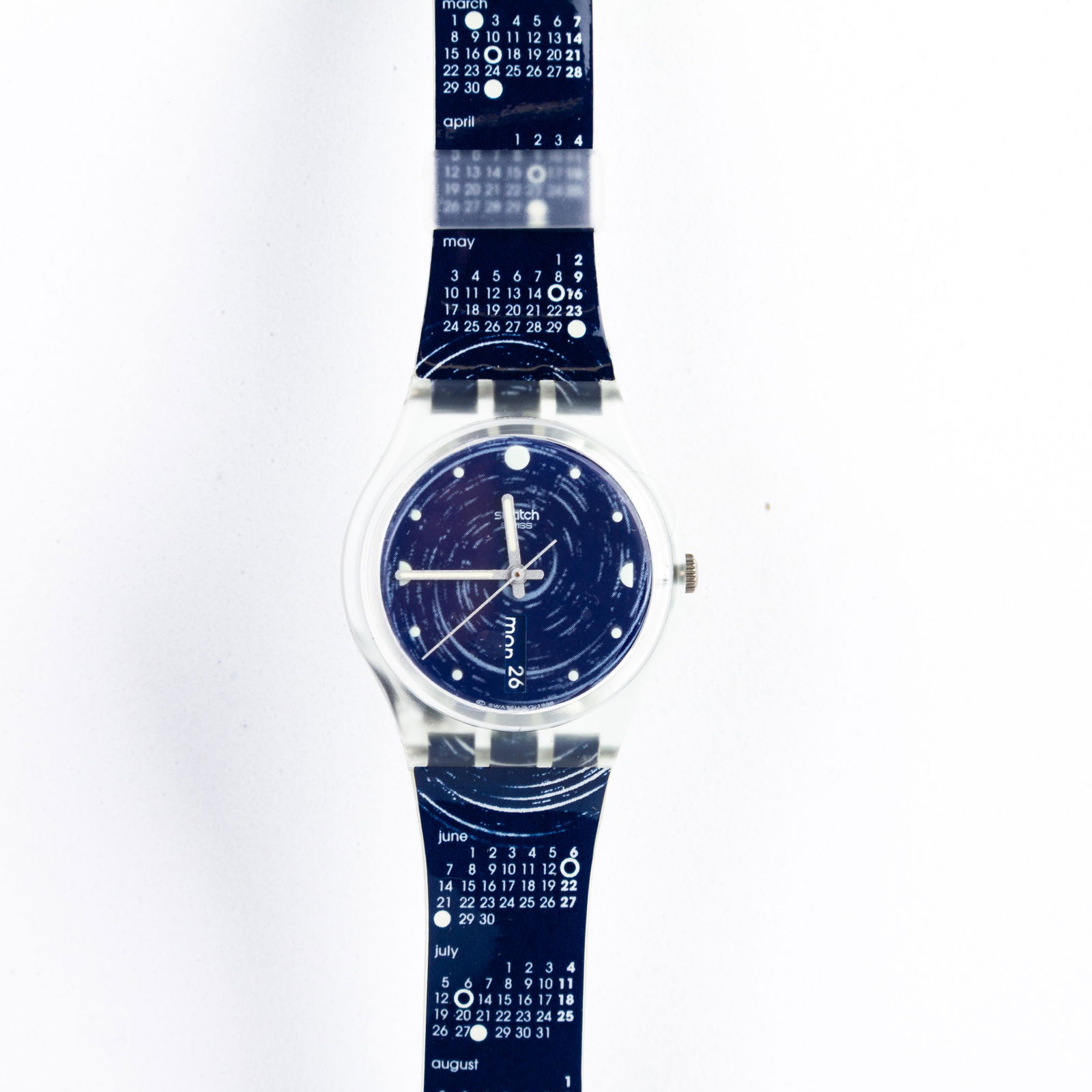 Swatch Collector's Vintage Watch "It's Coming" Gift Set: DIMENSIONS APPROX 22.5x3.5x1CM. Please carefully study all photographs to get an accurate idea of the object. In good condition, as seen. Shipping is in-house and we ship internationally to US and res