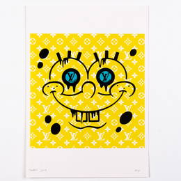 Death NYC Signed Limited Ed Pop Art Print Vuitton SpongeBob