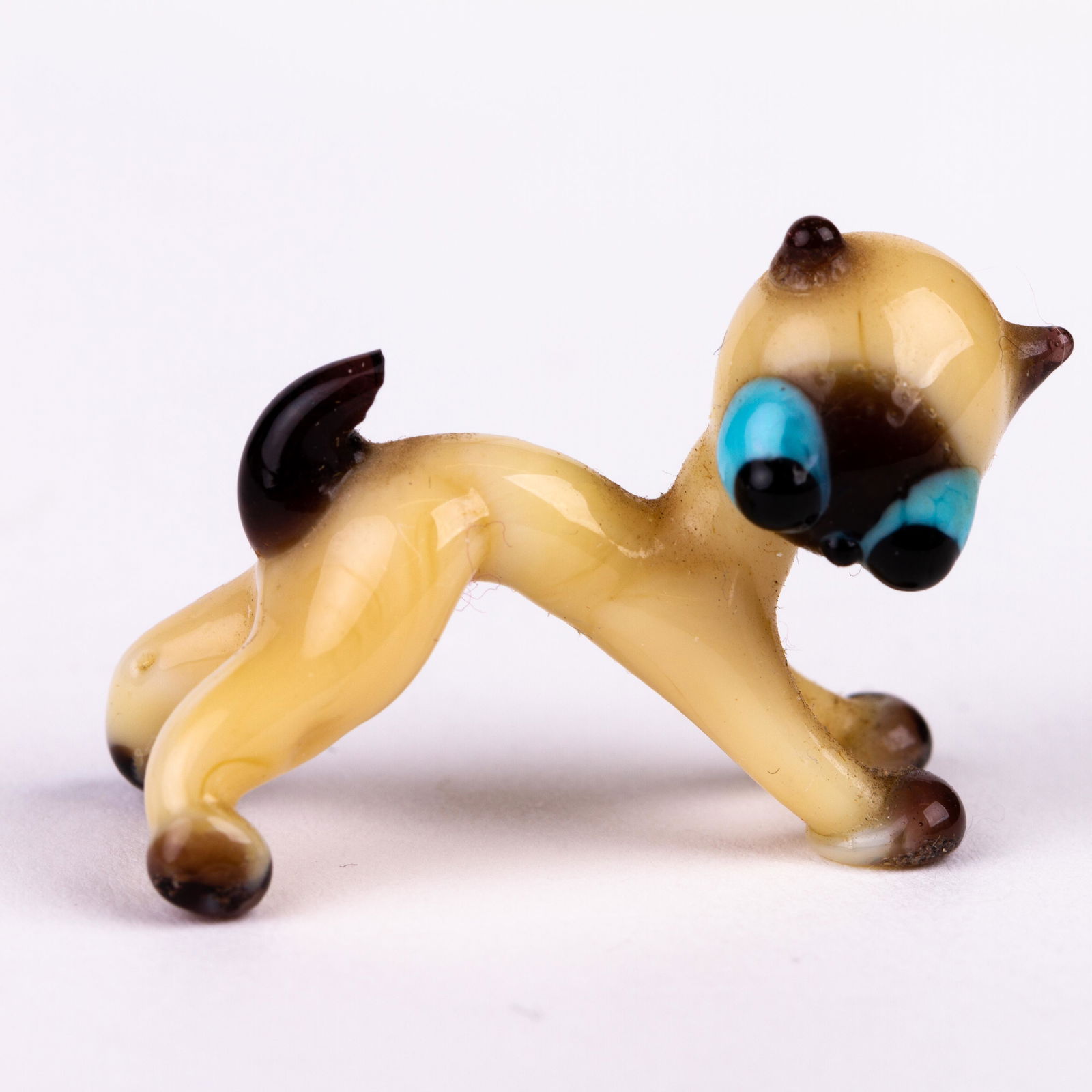 Murano Venetian Glass Sculpture Cat (1 of 5)
