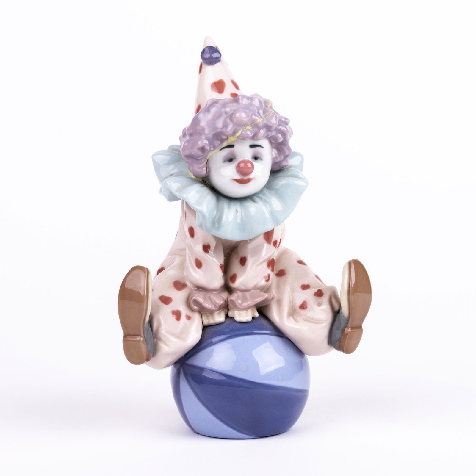 Lladro Fine Porcelain 5813 Circus Figure "Clown Having a Ball" (1 of 6)