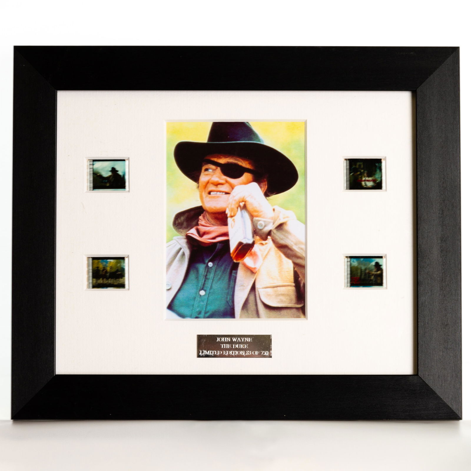 John Wayne Certified "The Duke" Film Cells Limited Ed 83/750 (1 of 6)