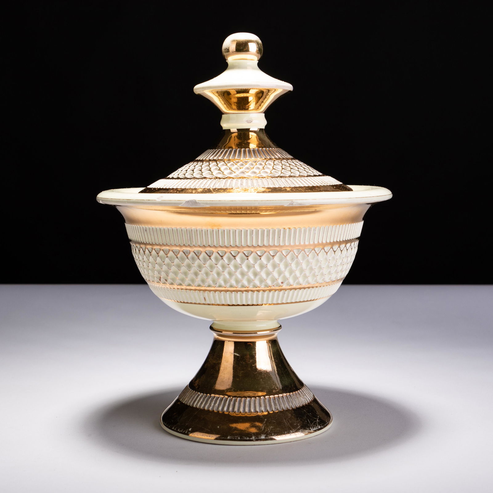 Reticulated German Porcelain Vase (1 of 6)