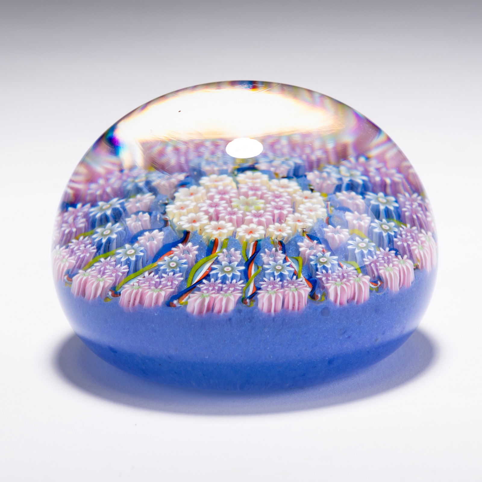 Murano Venetian Millefiori Glass Paperweight (1 of 6)