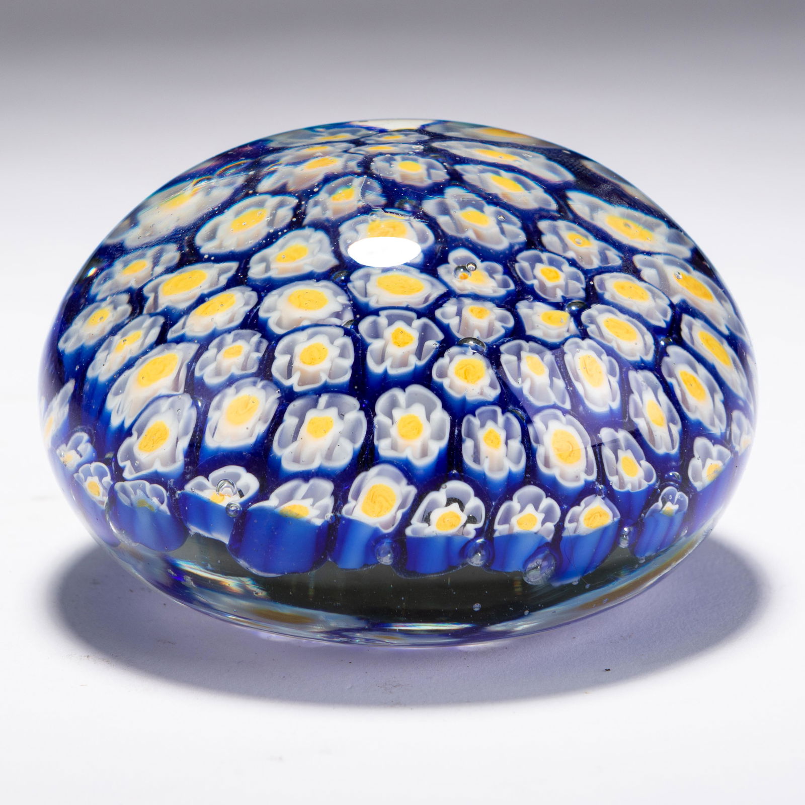 Murano Venetian Glass Millefiori Paperweight (1 of 6)