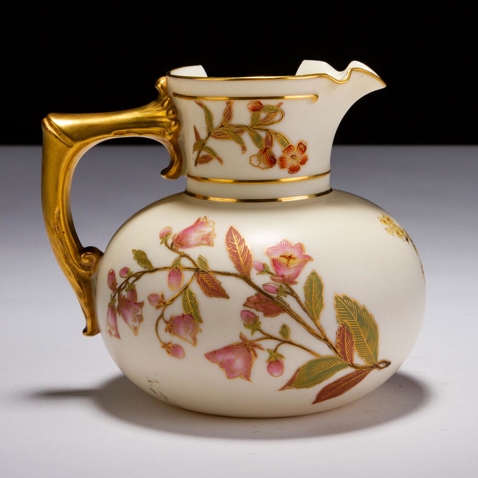 Royal Worcester Aesthetic Porcelain Pitcher Jug ca. 1889 (1 of 4)