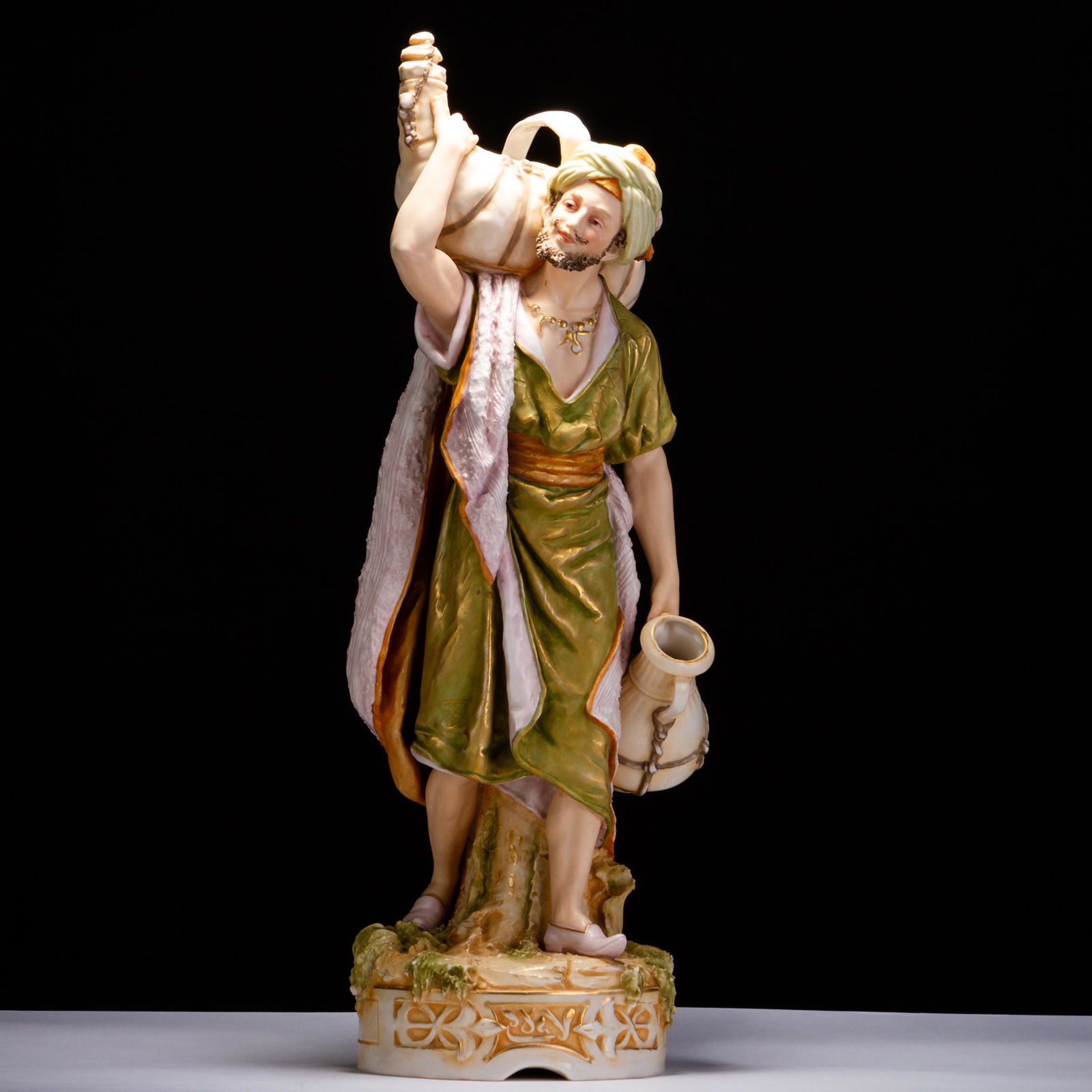 Large Royal Dux Bohemia Orientalist Water Carrier Statue (1 of 5)