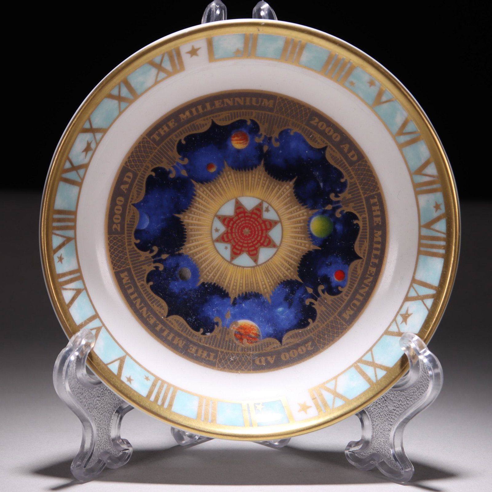 Royal Worcester Millennium Porcelain Plate: MEASURING APPROX 11CM. Please study all photographs carefully to get an accurate representation of the item. We offer in-house shipping internationally (US and rest of the world. Dispatched from the U