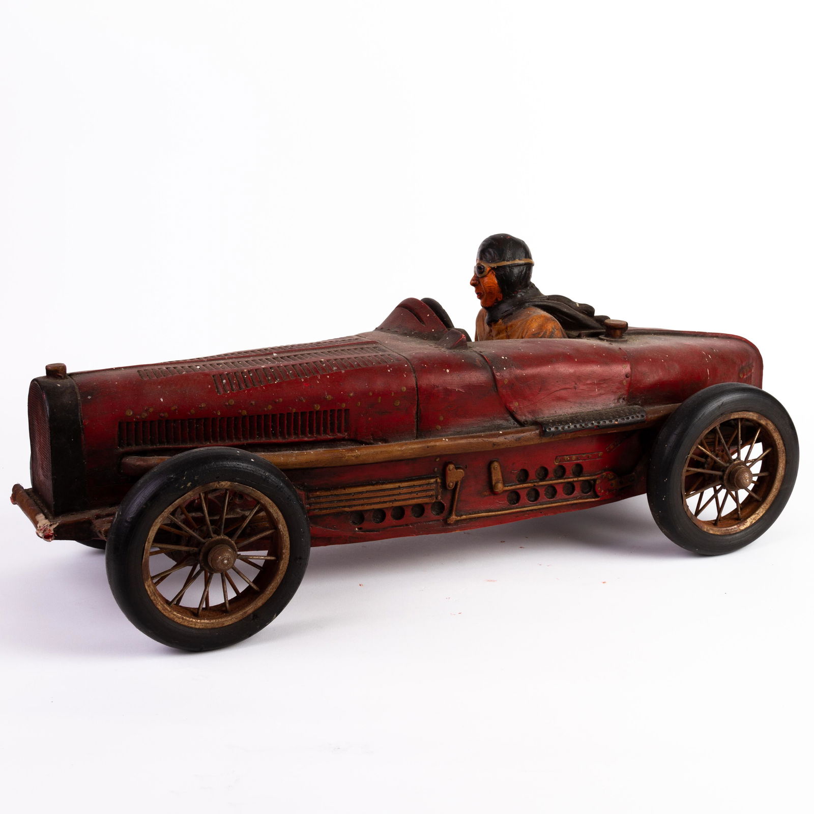 Large Vintage Racing Bugatti Model Car (1 of 5)