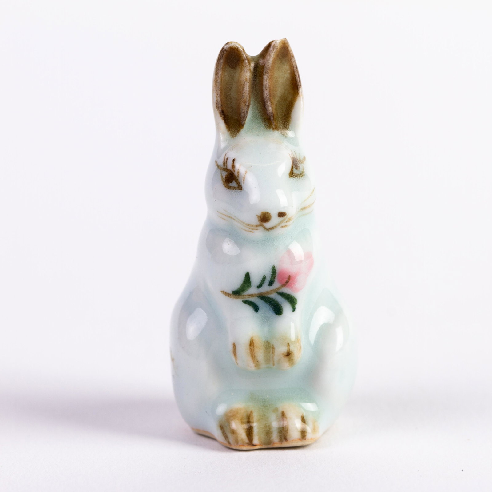 Herend Hungary Fine Porcelain Painted Rabbit Figure: DIMENSIONS APPROX 5x2.5x2CM. Please carefully study all photographs to get an accurate idea of the object. In good condition, as seen. Shipping is in-house and we ship internationally to US and rest o