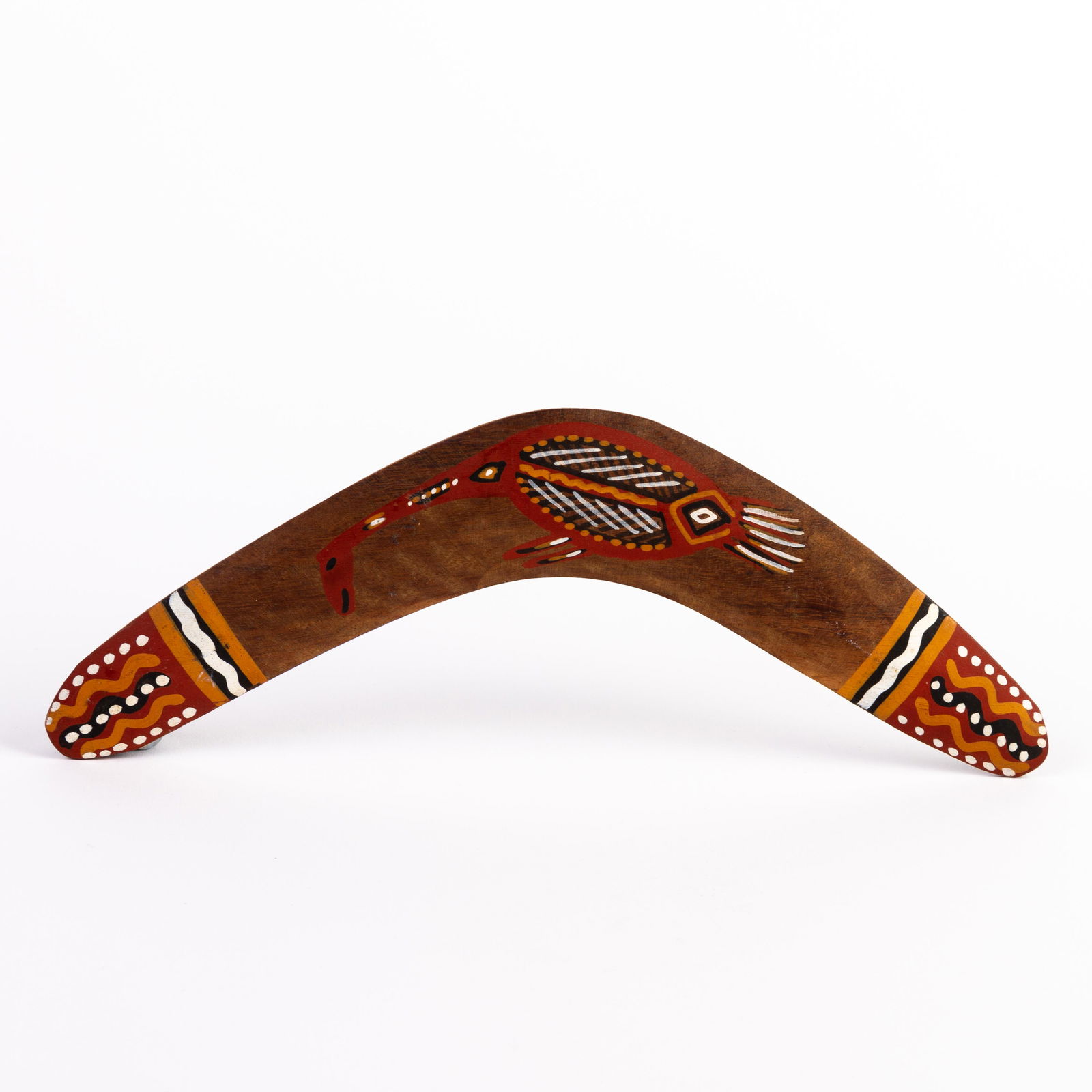 Australian Queensland Aboriginal Hand Painted Boomerang (1 of 7)