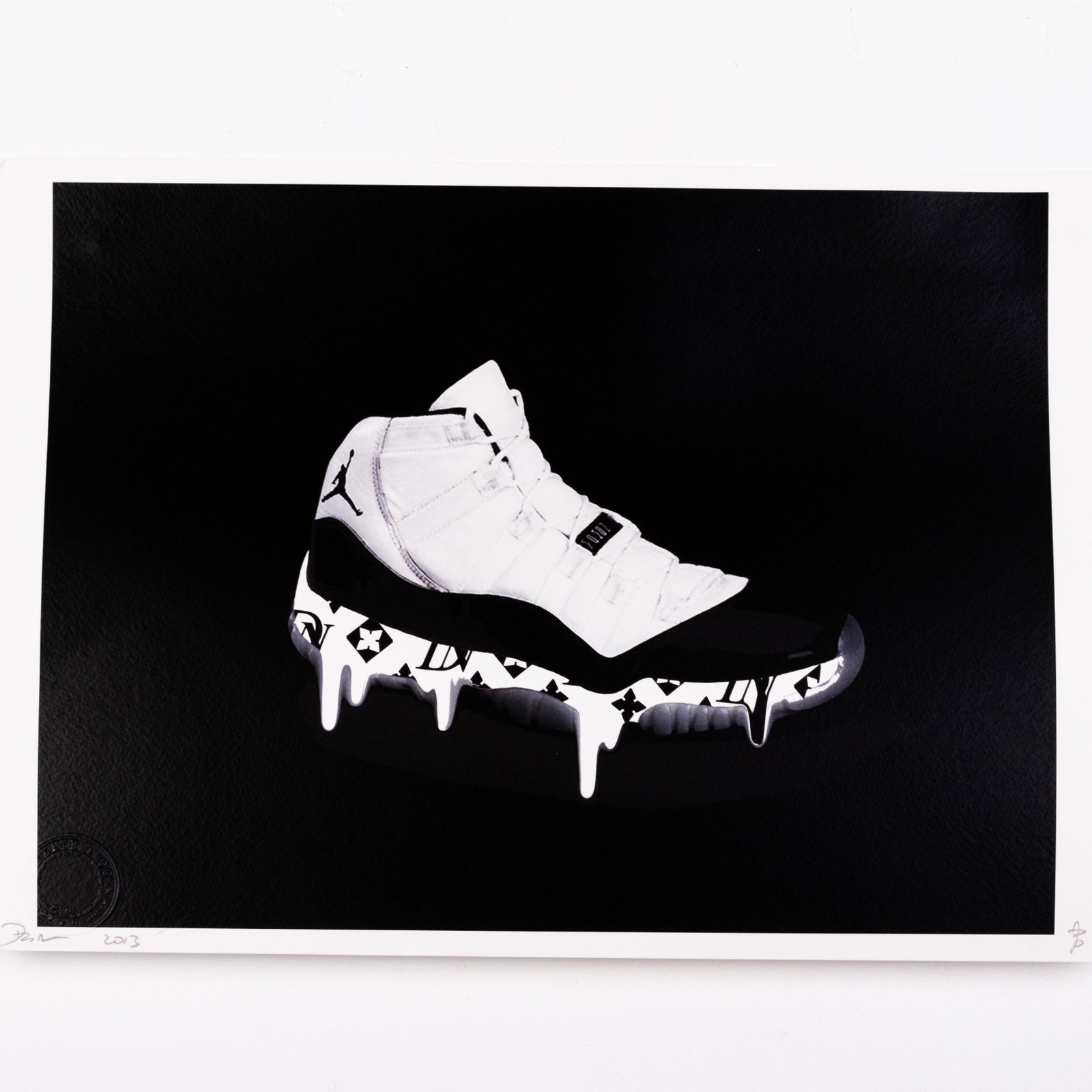Death NYC Signed Limited Ed Pop Art Print Vuitton Sneaker: DIMENSIONS APPROX 45x32x0.1CM. Please carefully study all photographs to get an accurate idea of the object. In good condition, as seen. Shipping is in-house and we ship internationally to US and rest