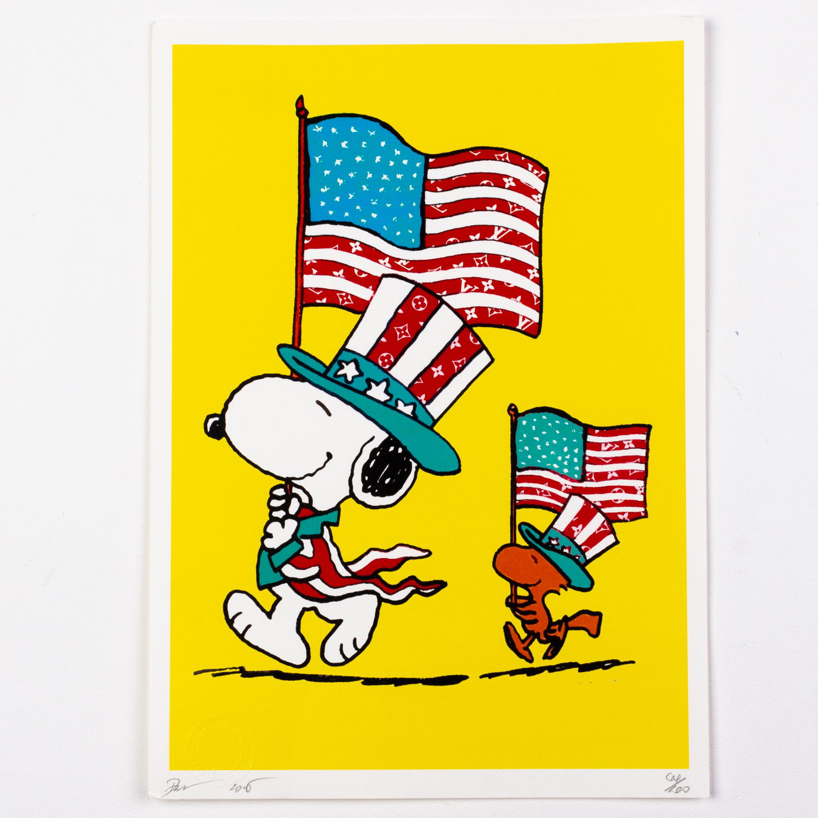 Death NYC Signed Limited Ed Pop Art Print Snoopy Vuitton: DIMENSIONS APPROX 45x32x0.1CM. Please carefully study all photographs to get an accurate idea of the object. In good condition, as seen. Shipping is in-house and we ship internationally to US and rest