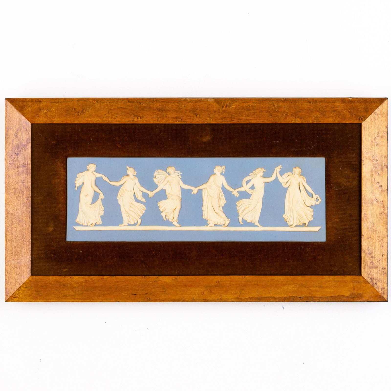 Wedgwood Blue Jasperware Dancing Hours Wall Plaque (1 of 5)