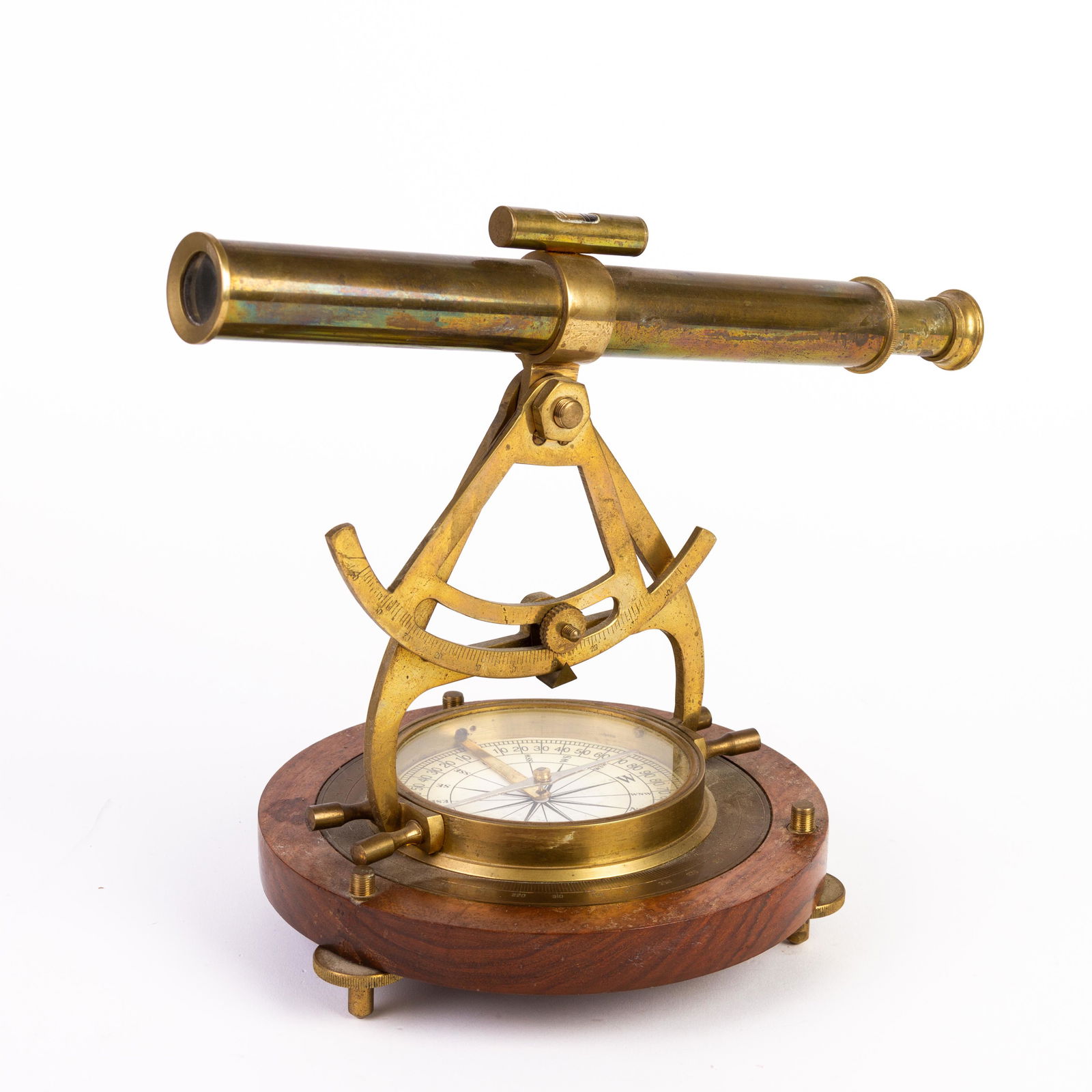 Nautical Maritime Brass Alidade Compass (1 of 6)