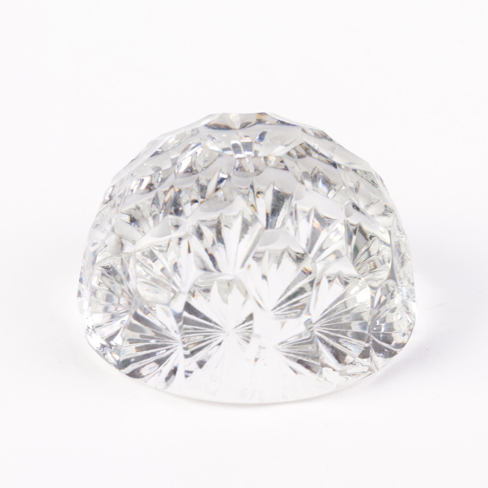 Baccarat Glass Crystal Designer Desk Paperweight: DIMENSIONS APPROX 6.5x6.5x4CM. Please carefully study all photographs to get an accurate idea of the object. In good condition, as seen. Shipping is in-house and we ship internationally to US and rest