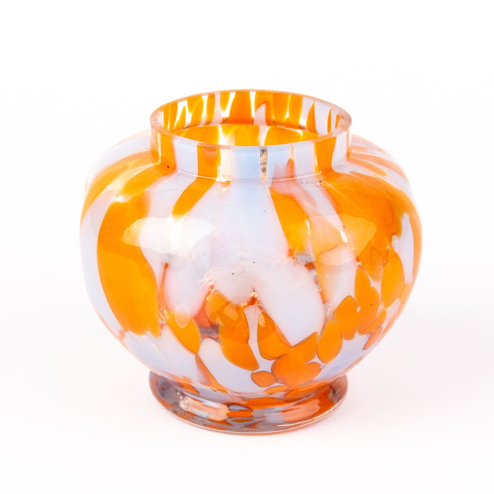 Art Deco Splatter Loetz Glass Czech Vase (1 of 5)