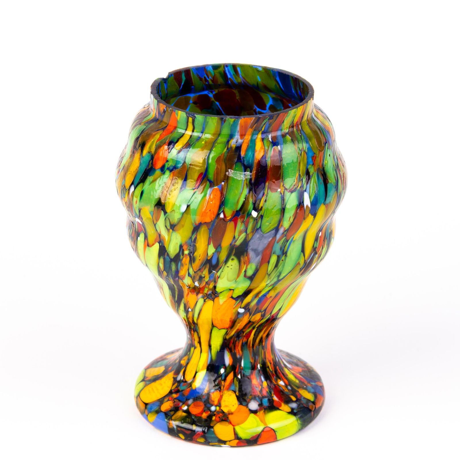 Art Deco Loetz Splatter Glass Vase (1 of 5)
