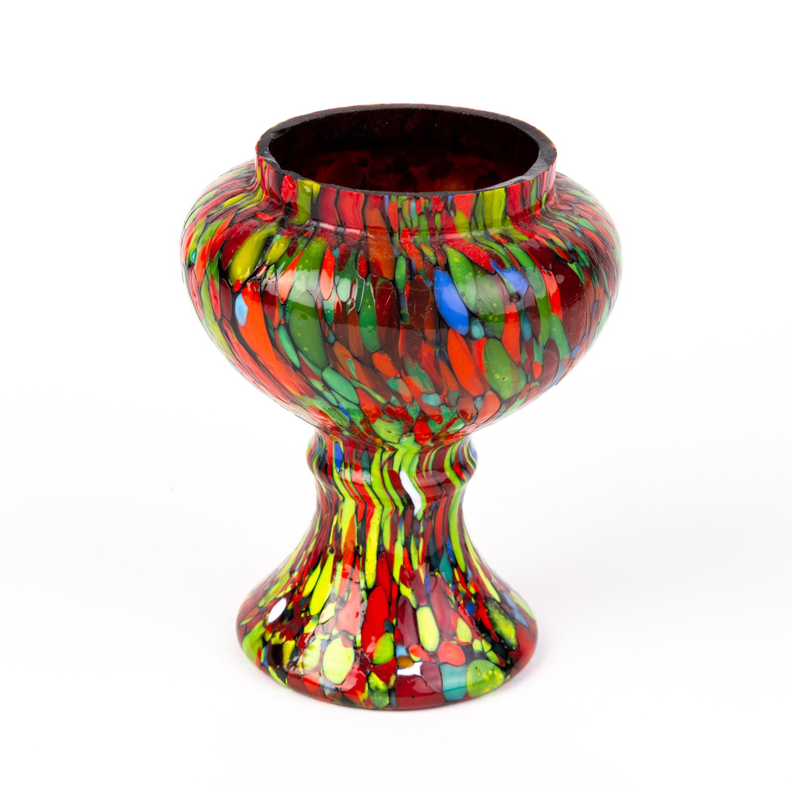 Art Deco Loetz Splatter Glass Vase (1 of 5)