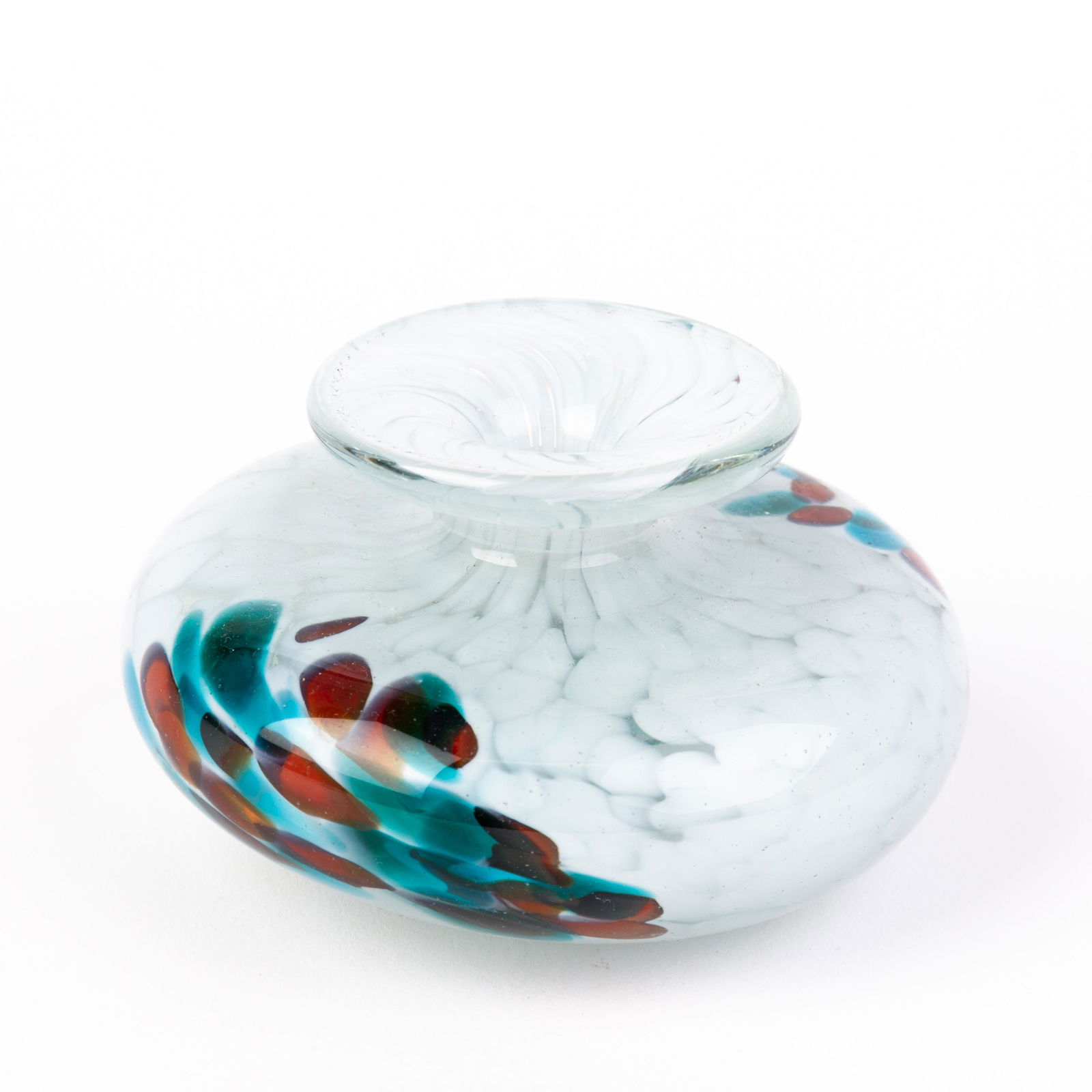 Signed Mdina Maltese Glass Designer Vase (1 of 5)