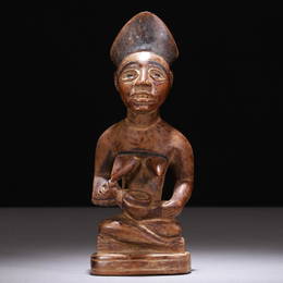 Antique African 19th Century Tribal Wood Statue